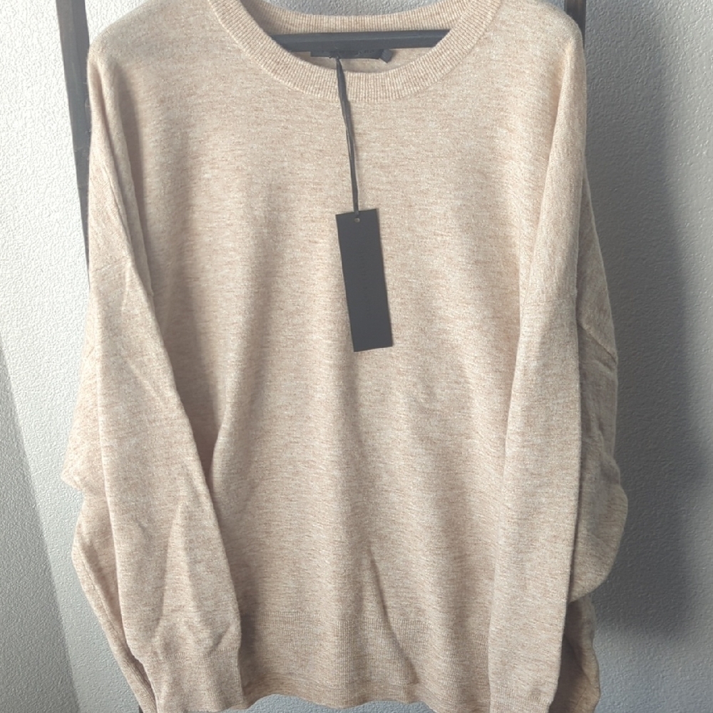 Jenni Kayne Beige Knit Sweater